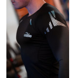 Legend Sports Multi sport shirt met reflect print black