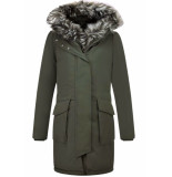 Gentile Bellini Lange parka jas met bontkraag - Winterjas