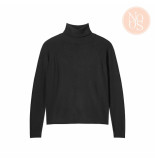 Summum Paris-7890 990 sweater turtle neck basic knit (7s5529) black
