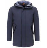 Enos Halflange parka met capuchon