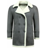 Tony Backer Imitatie bontjas lang lammy coat