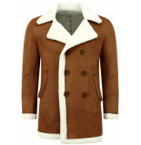 Tony Backer Imitatie bontjas lammy coat lang