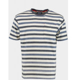 Scotch & Soda T-shirt korte mouw washed yarn dye stripe t-shirt 174168/6057