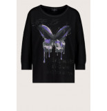 Monari  T-shirt driekwart mouw