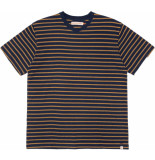 Revolution Loose t-shirt blue lightbrown striped