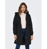 Jacqueline de Yong Jdydiana quilt long hood jacket otw