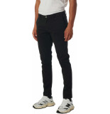 No Excess Pants chino garment dyed stretch black
