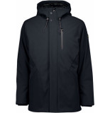 No Excess Jacket mid long fit hooded softshel night