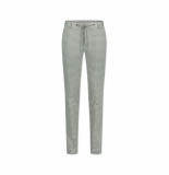 Blue Industry Grijze stretch chino