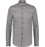 Blue Industry 3118-32 shirt navy dessin