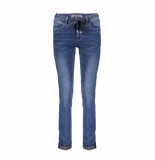 Geisha 31512-10 827 jeans turn-up mid blue denim
