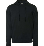No Excess Pullover hooded solid black