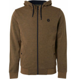 No Excess Sweater full zipper hooded olive