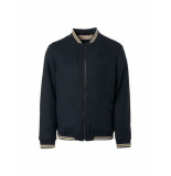 No Excess 21630810 jacket bomber fit with wool