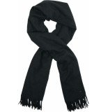 No Excess Scarf woven solid black