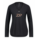 Zip73 73401/016 top basic metallic print /rosé