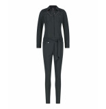 Zip73 44001/310 jumpsuit uni eyelet tape donker