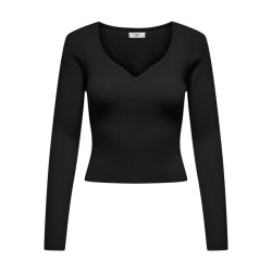 Jacqueline de Yong Jdyplum mia l/s heart neck pullover