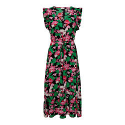 Jacqueline de Yong Jdymila s/l frill midi dress wvn ex