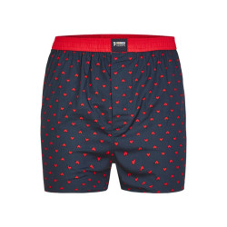 Happy Shorts Wijde boxershort rode hartjes