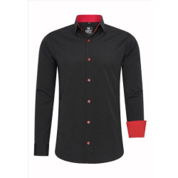 Rusty Neal Heren overhemd – rood r-44 kosta
