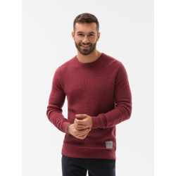 Ombre heren sweater bordeaux klassiek e185