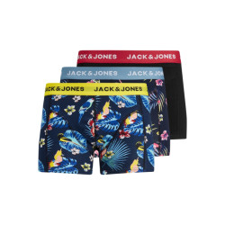 Jack & Jones Boxershorts heren trunks jacflower bird print 3-pack