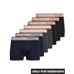 Jack & Jones Effen boxershorts heren trunks jackylo 7-pack