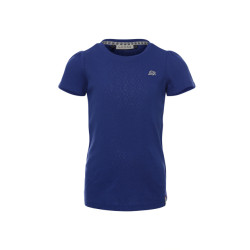Looxs Revolution Ajour t-shirt violet blue voor meisjes in de kleur