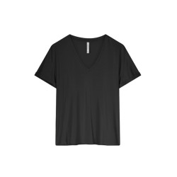 Summum 3s4887-30545 t-shirt v-neck metallic caoated jersey