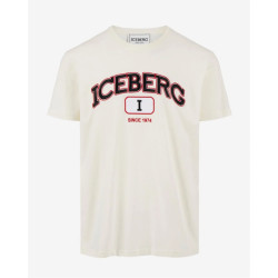 Iceberg Tee big i logo crème