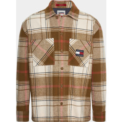 Tommy Hilfiger Casual hemd lange mouw tjm brushed check overshirt dm0dm17254/gwj
