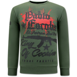 Local Fanatic The king of cocaine sweater