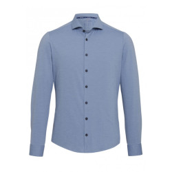 Pure D71308-21155 functional plain blue overhemd