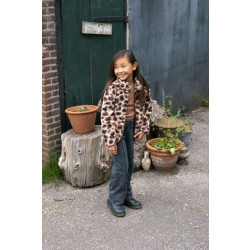 Looxs Revolution Teddy vest lynx voor meisjes in de kleur