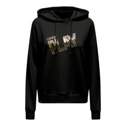 Only Play Foil ls brush hood sweat 15317435
