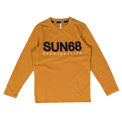 SUN68 T-shirt kid boy's t-shirt big logo l/s t43309.76