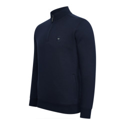 Cappuccino Italia Zip sweater navy
