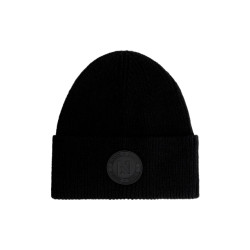 Nikkie round patch beanie -