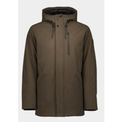 No Excess Winterjack beige jacket mid long fit hooded so 21630818sn/045