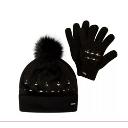 Dare2b Dames kristallen hoed en handschoenen set
