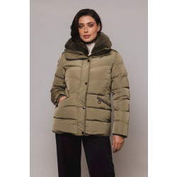 Rino & Pelle Padded jacket with faux fur collar