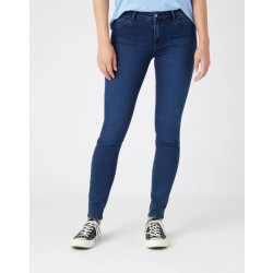 Wrangler Skinny dames slim-fit jeans blue lava