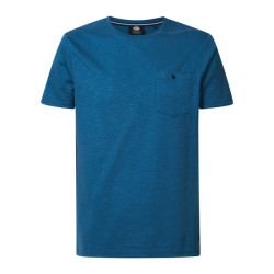 Petrol Industries Heren shirt m-3020-tsr619 5164 blue race
