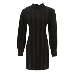 FRNCH Zwarte jurk met open rug cecilia -