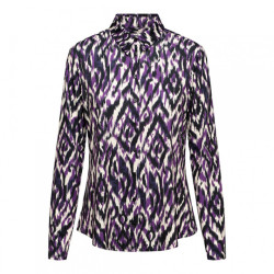 &Co Woman &co women blouse lotte random ikat purple