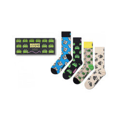 Happy Socks giftbox 4P sokken happy animals multi 