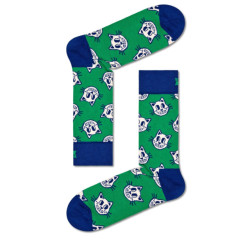 Happy Socks Groene sokken met katjes printjes unisex