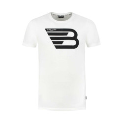 Ballin Amsterdam T-shirt chestprint white ecru