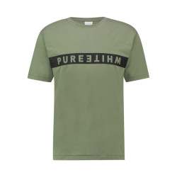 Purewhite Polo t-shirt pw 1 groen